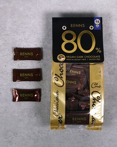 벤스 비건 초콜릿 카카오 80% 다크 초콜릿 360g